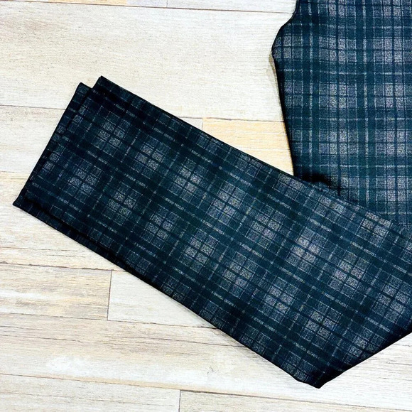DALIA – Gray plaid skinny pants | Office-ready stretch trousers * - Picture 2 of 8